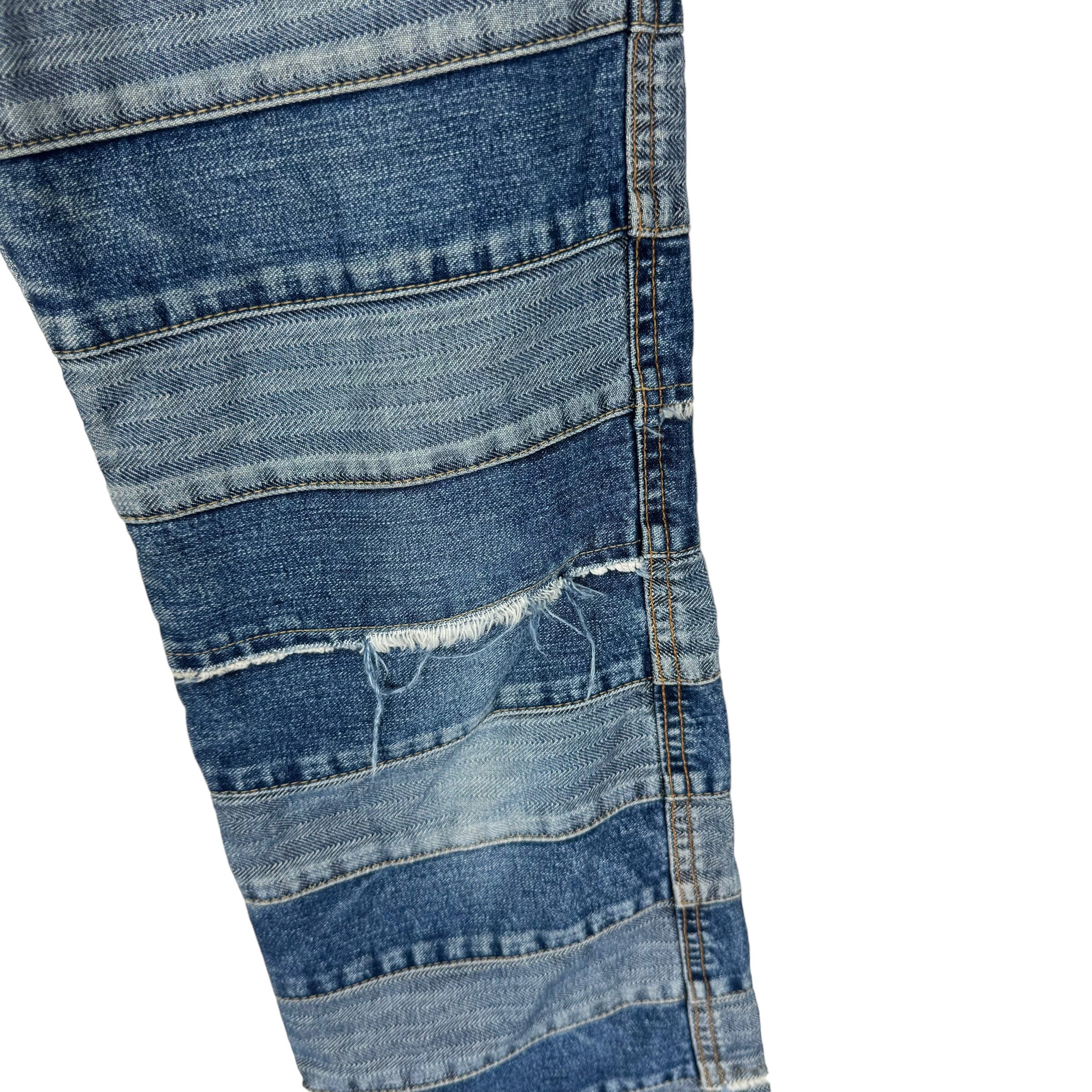 Vintage 90s Hysteric Glamour Kinky Patchwork Hagi Denim