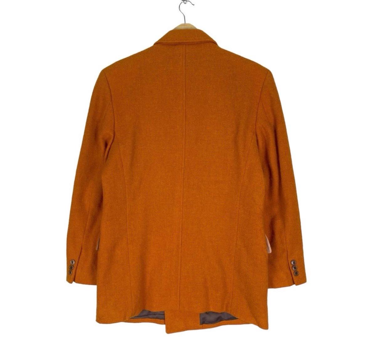Vintage 90s Harris Tweed X Paul Smith Wool Blazer - Orange