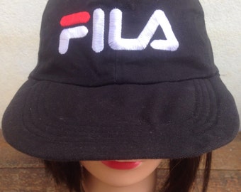 Vintage Fila cap casual spell out big logo adjustable hats