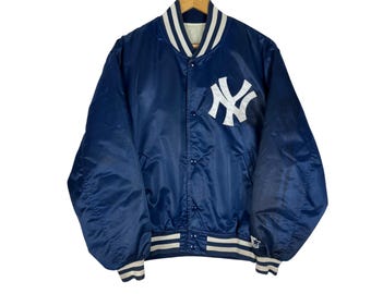 Vintage 90s New York Yankees Varsity Jacket - Starter MLB Large