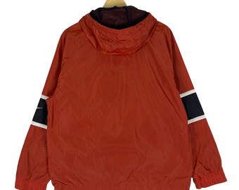 Vintage 90s NIKE Nylon Anorak Jacket, Snap Button, Colour Block