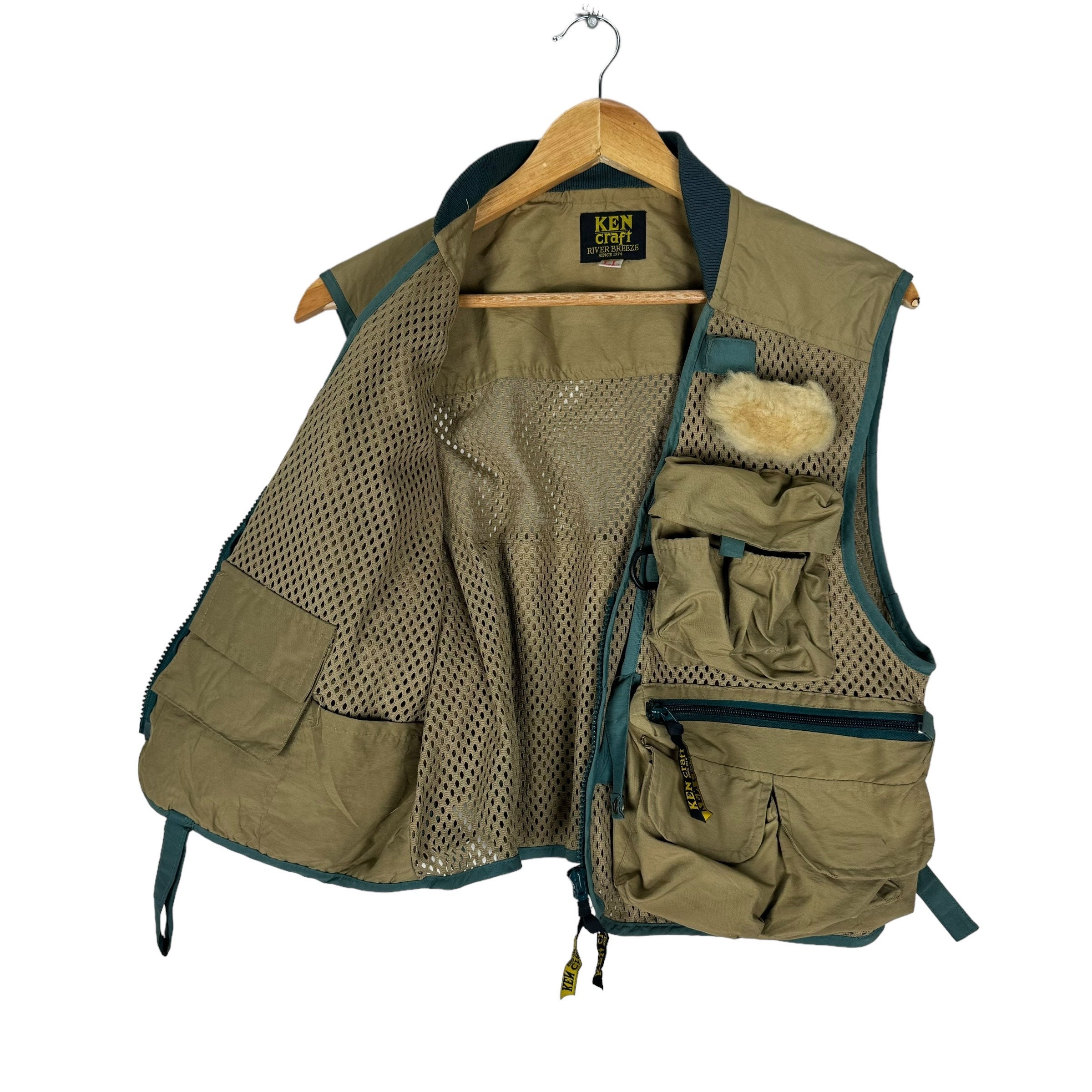 ケンクラフト　フィッシングベスト　M-L ケンクラフト フィッシングベスト：タクティカルマルチポケット