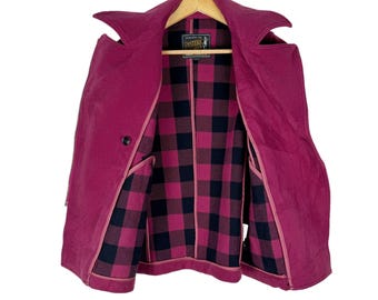 HYSTERIC GLAMOUR Japan Double Collar Wool Jacket Zipper