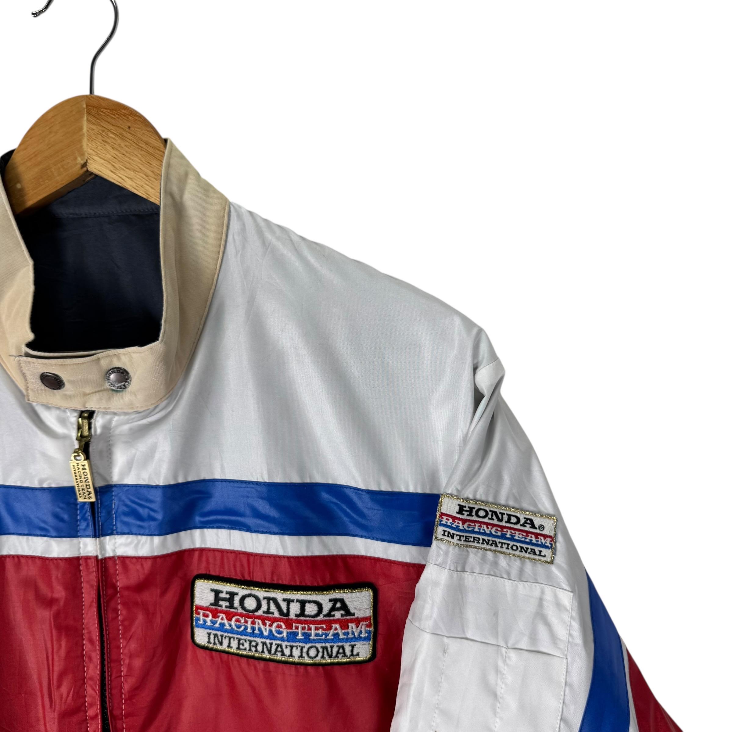Vintage 80s Honda Racing Team Reversible Jacket (size L, Fits M