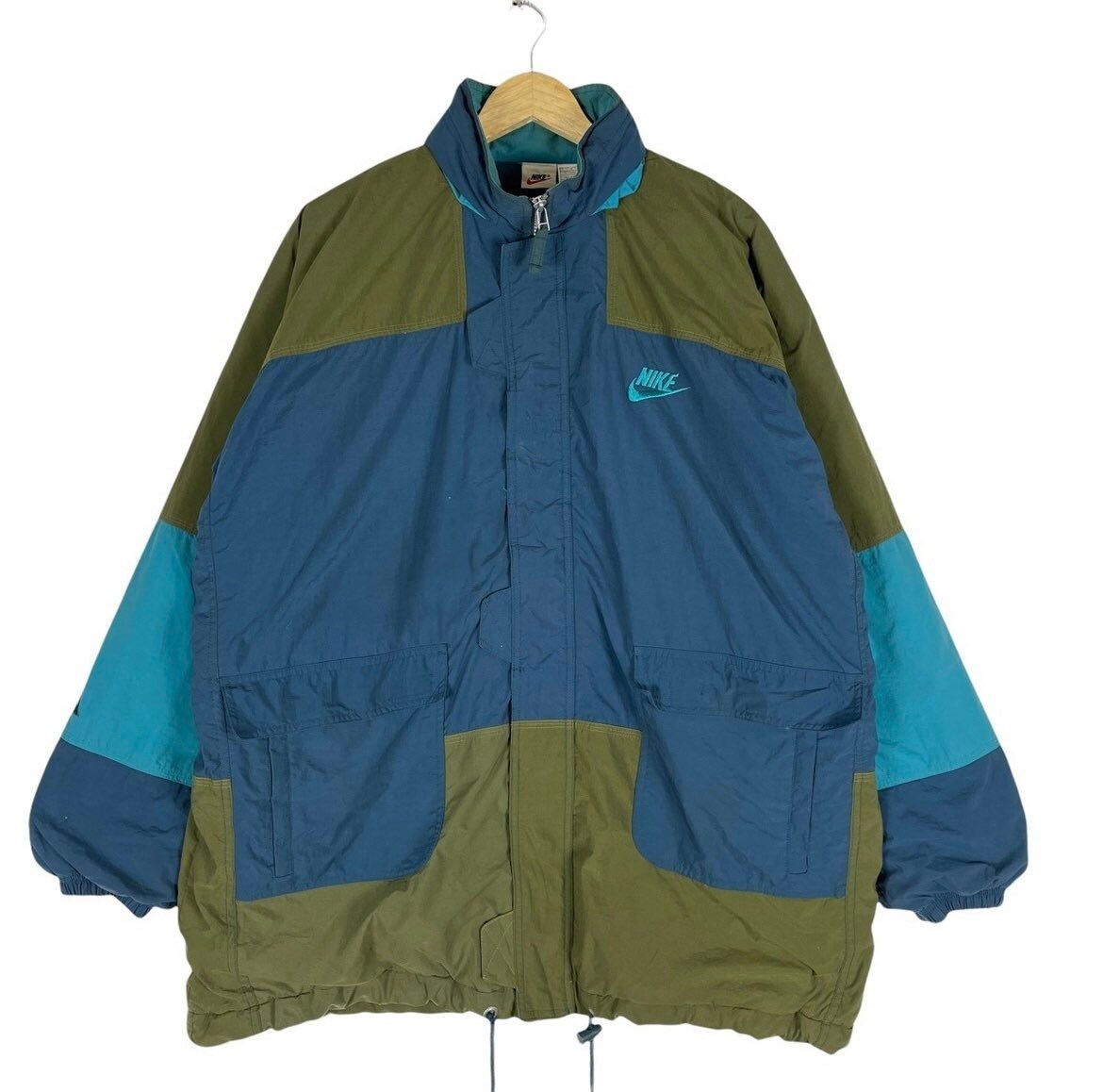 Vintage 90s NIKE ACG Windbreaker Colour Block Spellout Light Vintage 90s NIKE ACG Windbreaker Colour Block Spellout Light