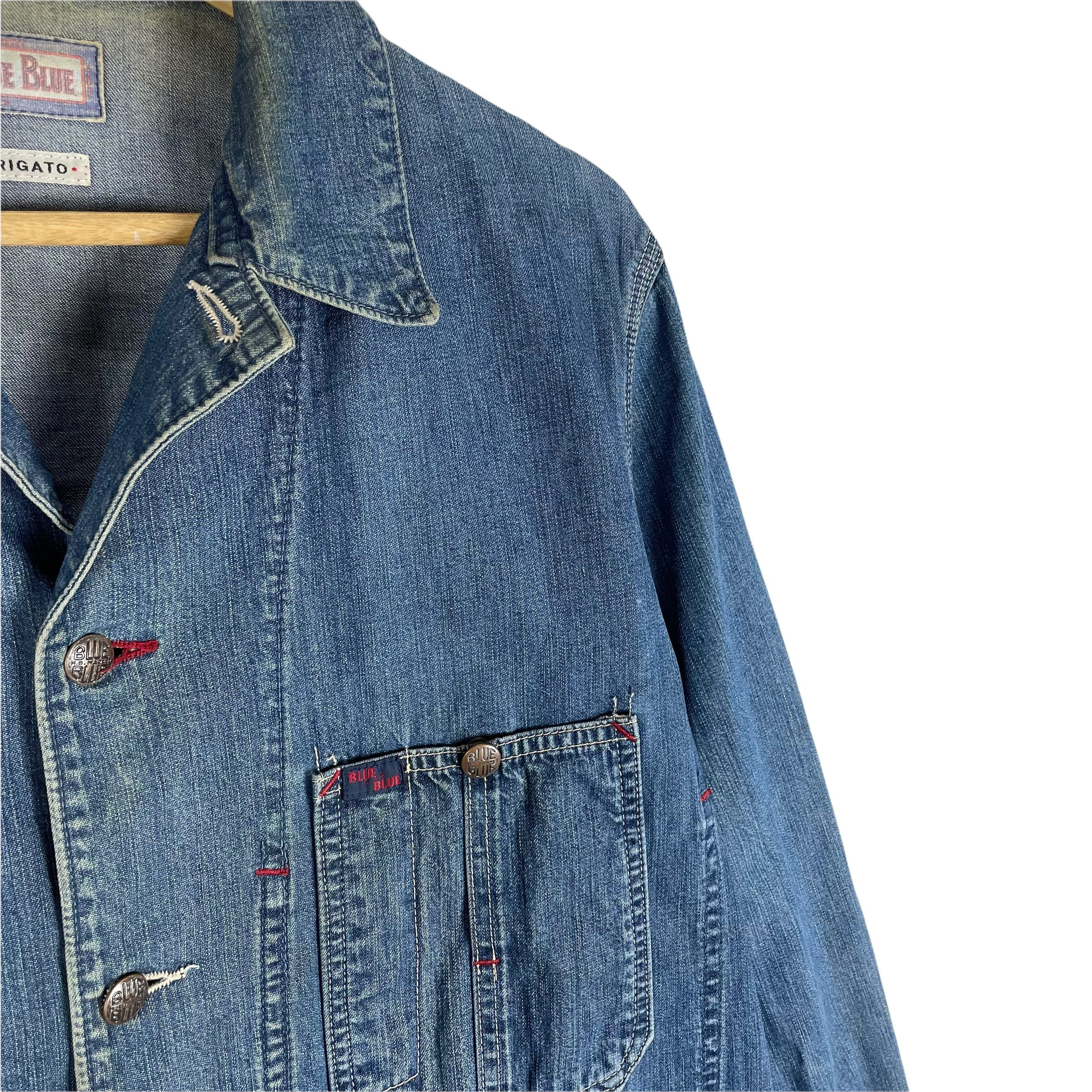 Blue Blue Japan Denim Workwear Jacket - Size Small - Etsy