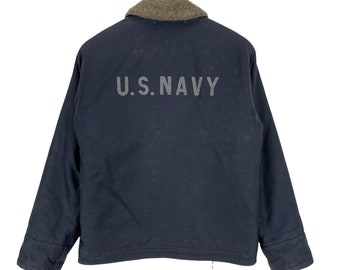 HOUSTON 米海軍デッキN-1ジャケット ヴィンテージ ミリタリー