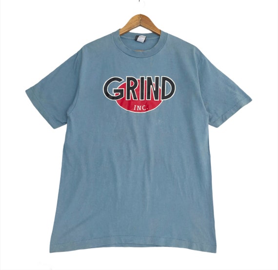 ヴィンテージ 90 年代 GRIND T シャツ ヒップホップ スペル