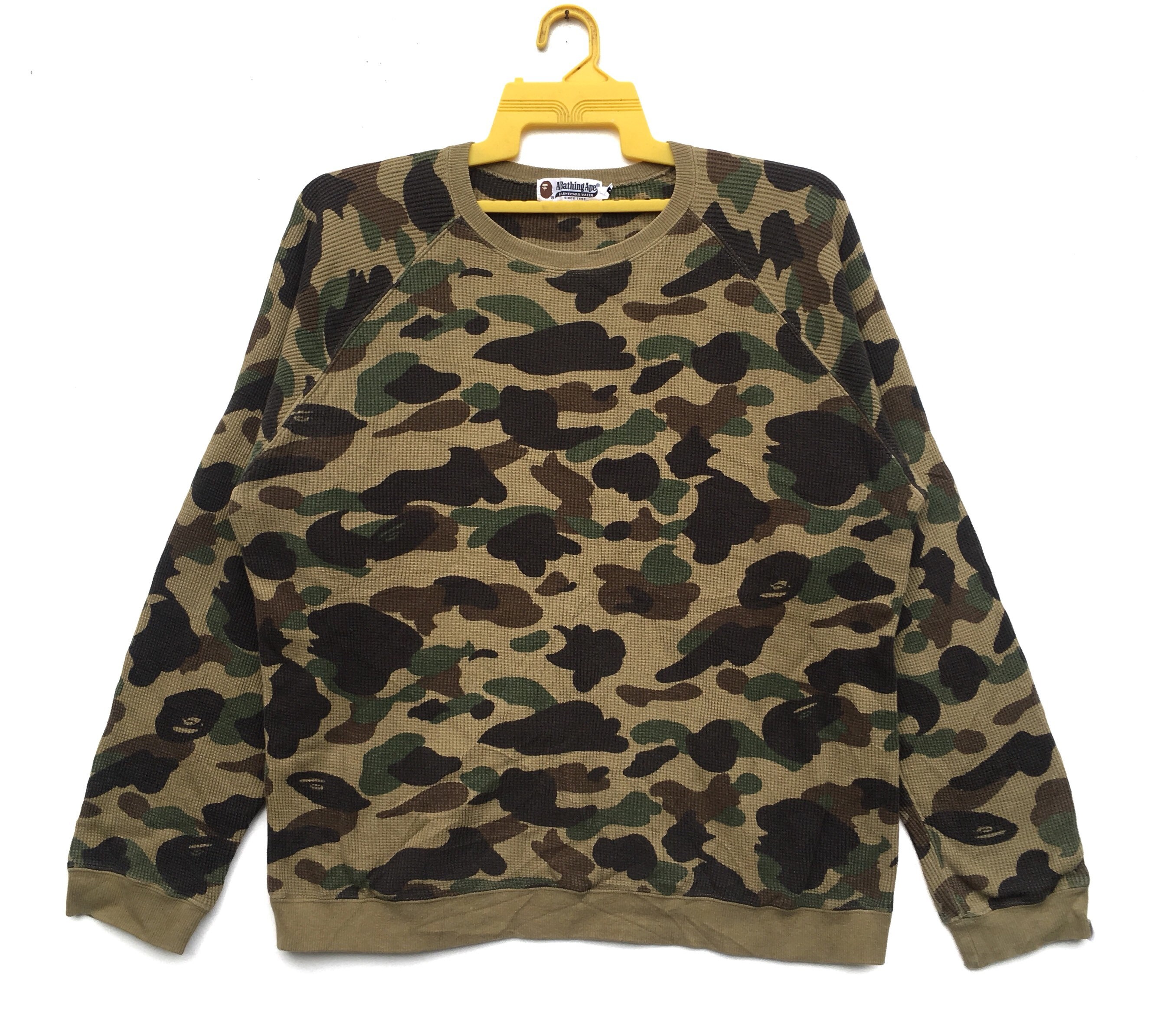 camo bape sweatshirt