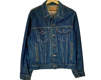 Vintage 90s LEVI'S Trucker Type 3 Denim Jacket Jeans Button