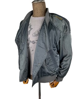 Vintage 80s Issey Miyake Skyline Bomber Jacket - Japanese Designer