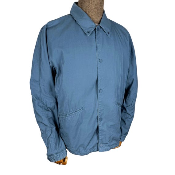 Lemaire X Uniqlo Snap Button Jacket Blue Colour Japan