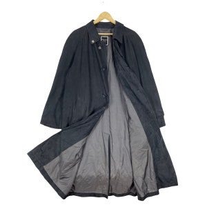 Vintage 90s CHRISTIAN DIOR Monsieur Long Trench Coat Jacket Size Medium