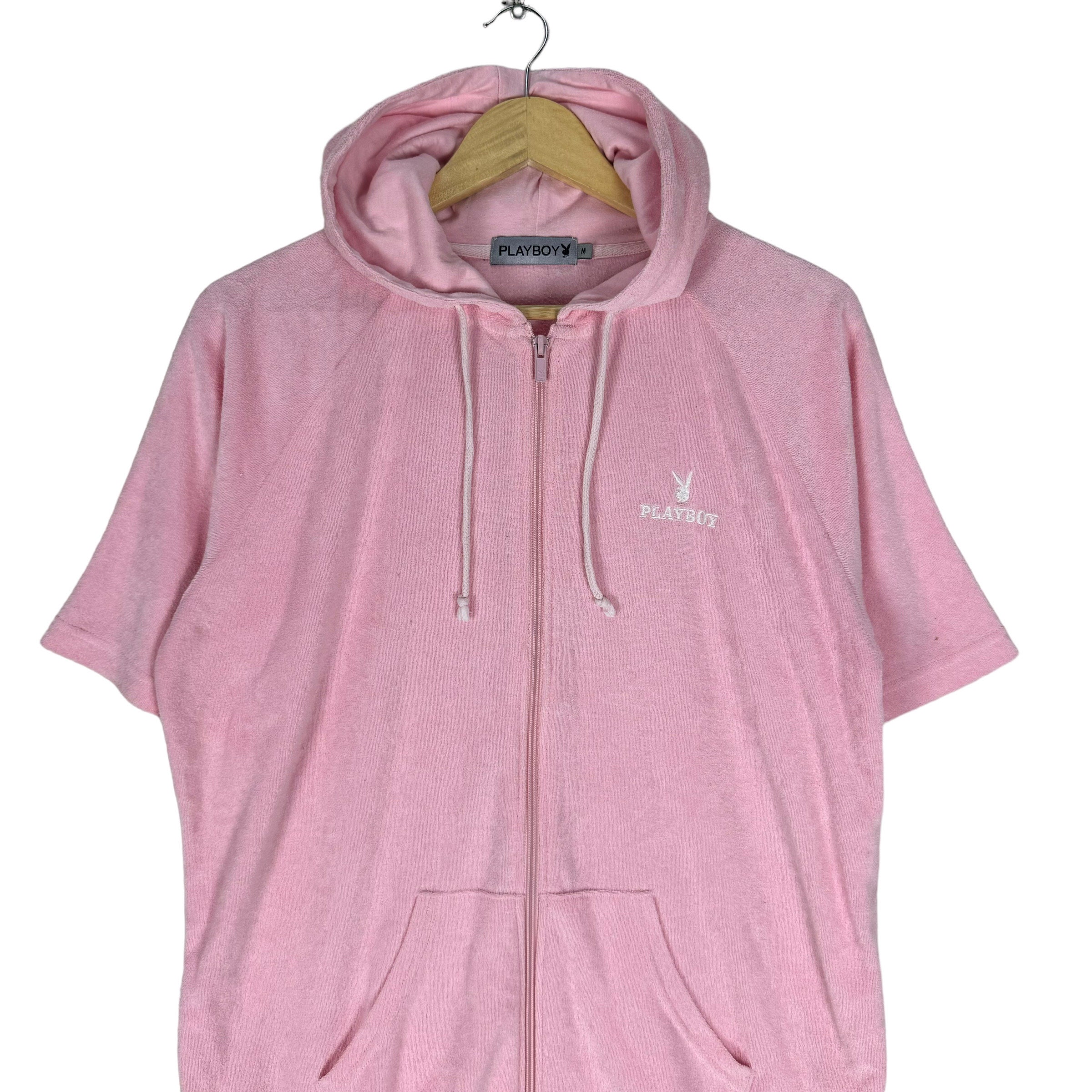 Light pink playboy hoodie sale