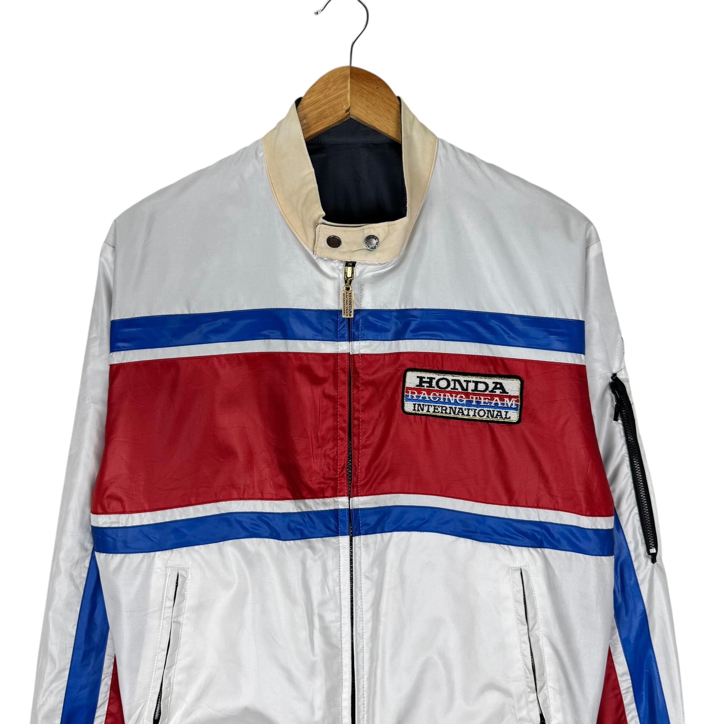 Vintage 80s Honda Racing Team Reversible Jacket (size L, Fits M