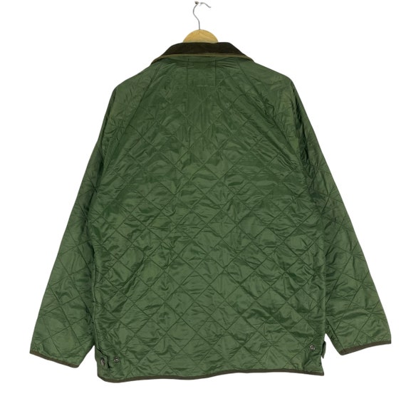 BARBOUR Polar Quilts Guilted Jacket Zipper Down W… - image 9