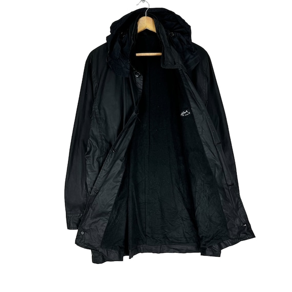 マーガレット・ハウエル コーティング フード付き ボタン ウォーター