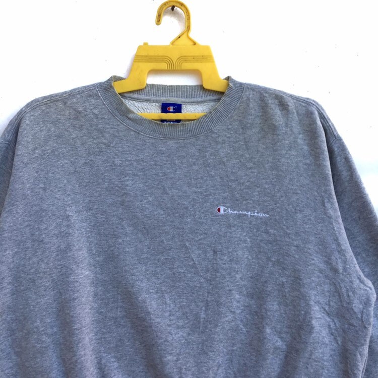 Vintage 90s Champion Sweatshirt Spellout Hip Ho Street Wear