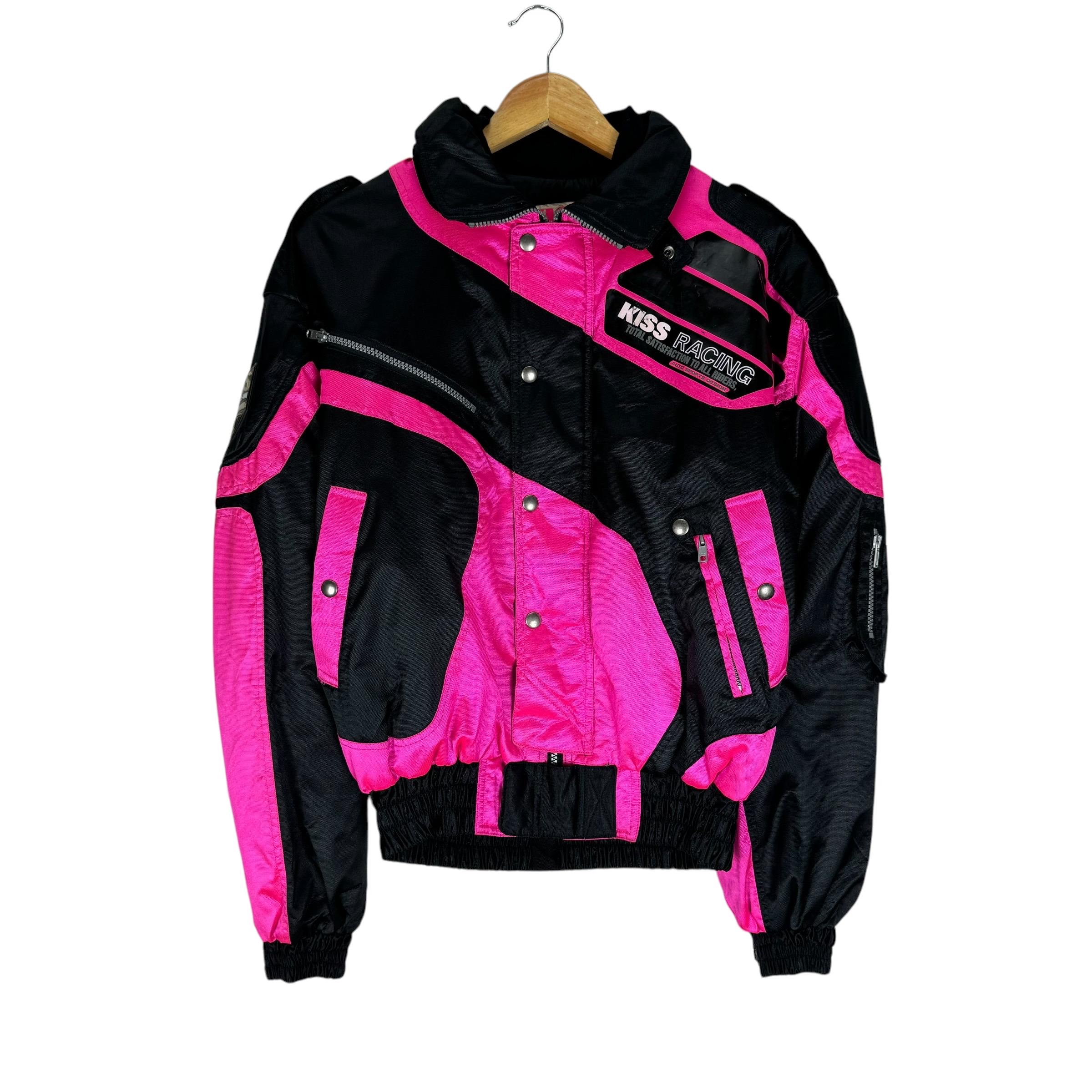 KISS RACING TEAM MPM STREET RIDER ジャケット Vintage 90s Kiss Racing Team Jacket Motorcycle Zipper