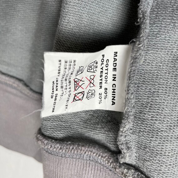 Stussy Global Roots Zipper Streetwear Sweatshirt Size Large