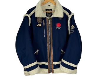 Mizuno 長野オリンピック 1998 ジャケット MIZUNO JAPAN 1998年 長野オリンピック ジャケット ボア - メルカリ