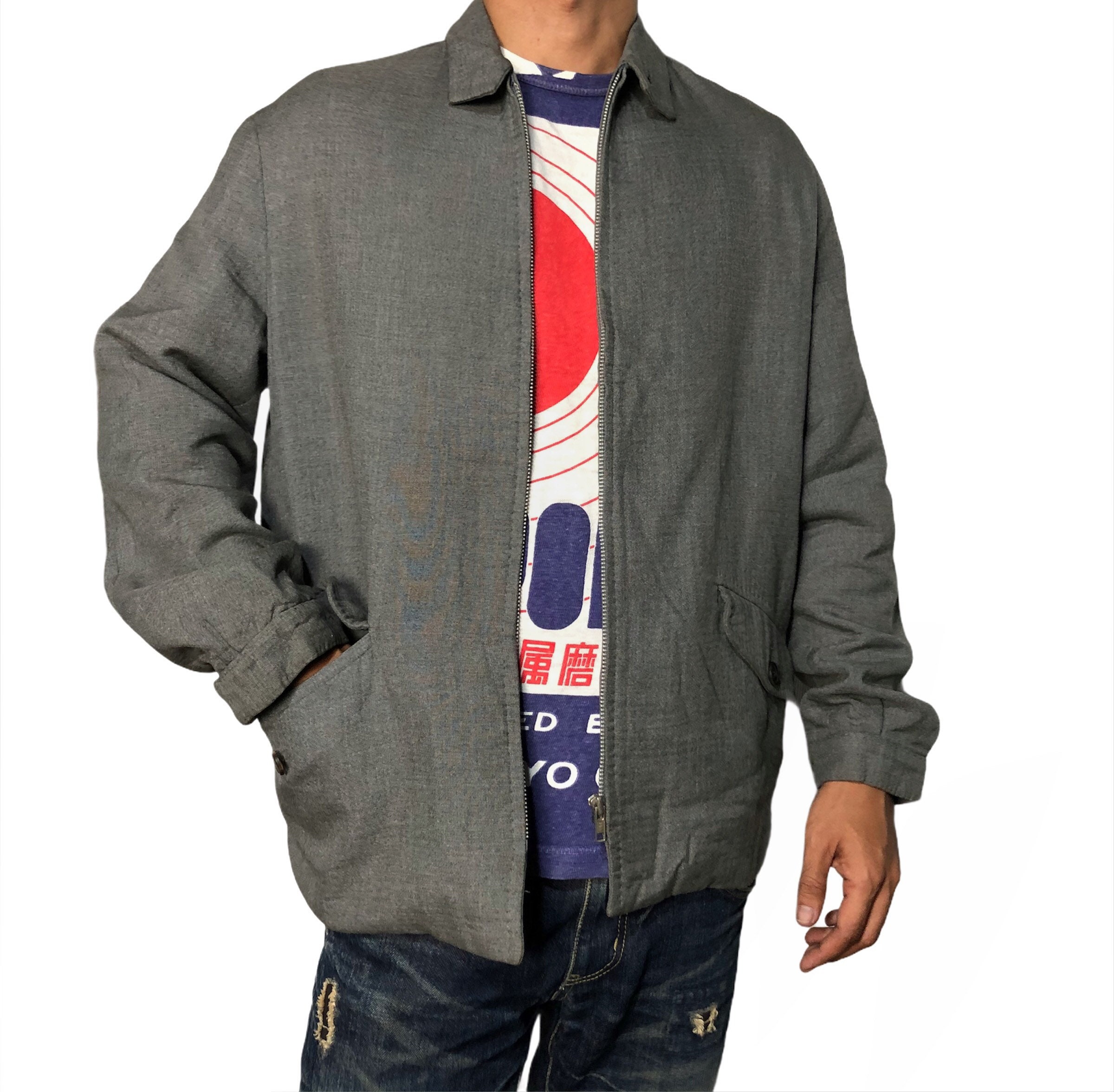 Vintage 90s YOHJI YAMAMOTO Y'S for Men Zip Bomber Jacket