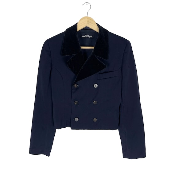 Vintage COMME Des GARÇONS Cropped Wool Jacket, AW1989, Size Medium