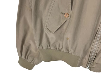Vintage 70s Baracuta G9 Harrington Jacket: England Brown Cotton