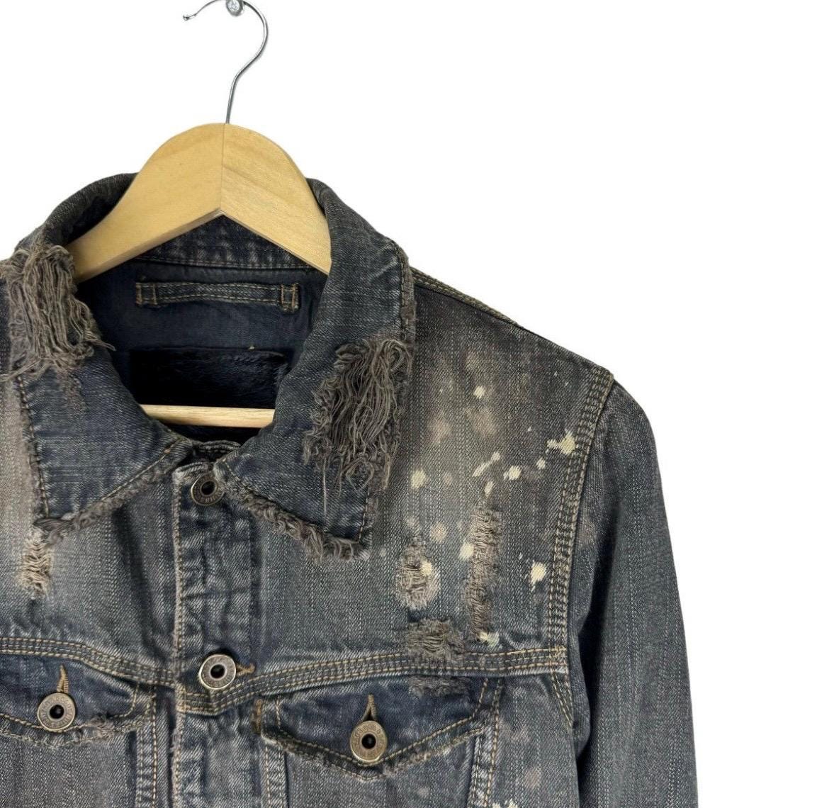 GOA Denim Distressed Type 3 Jacket Japanese Brand (size Small