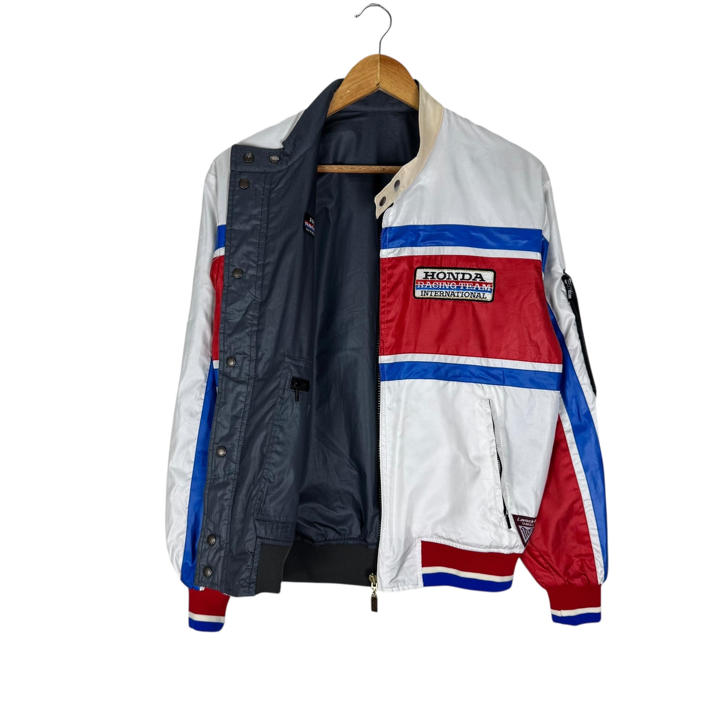 Vintage 80s Honda Racing Team Reversible Jacket (size L, Fits M