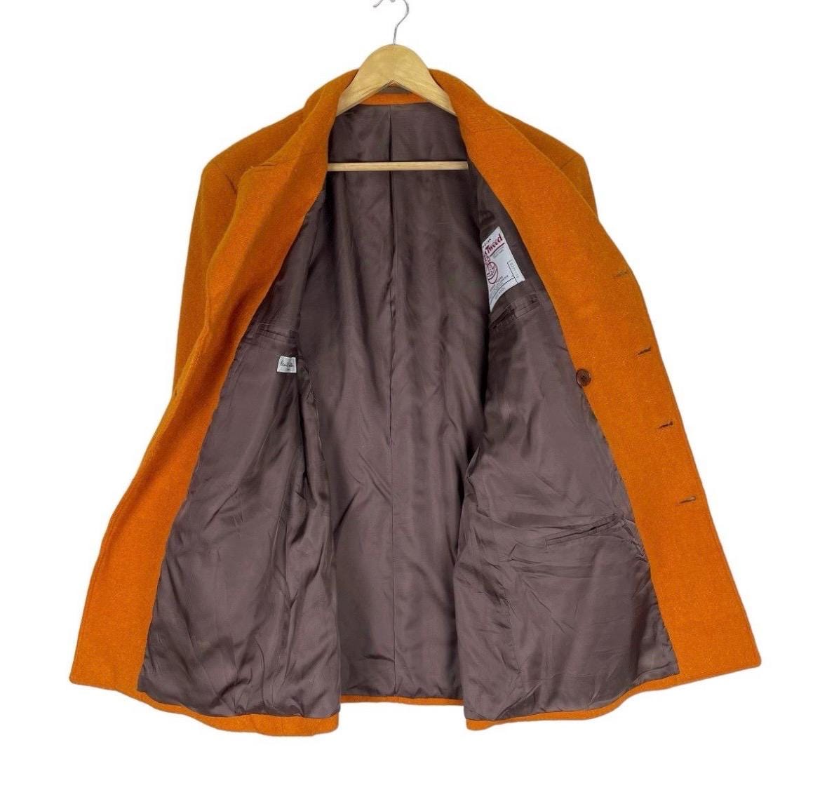 Vintage 90s Harris Tweed X Paul Smith Wool Blazer - Orange
