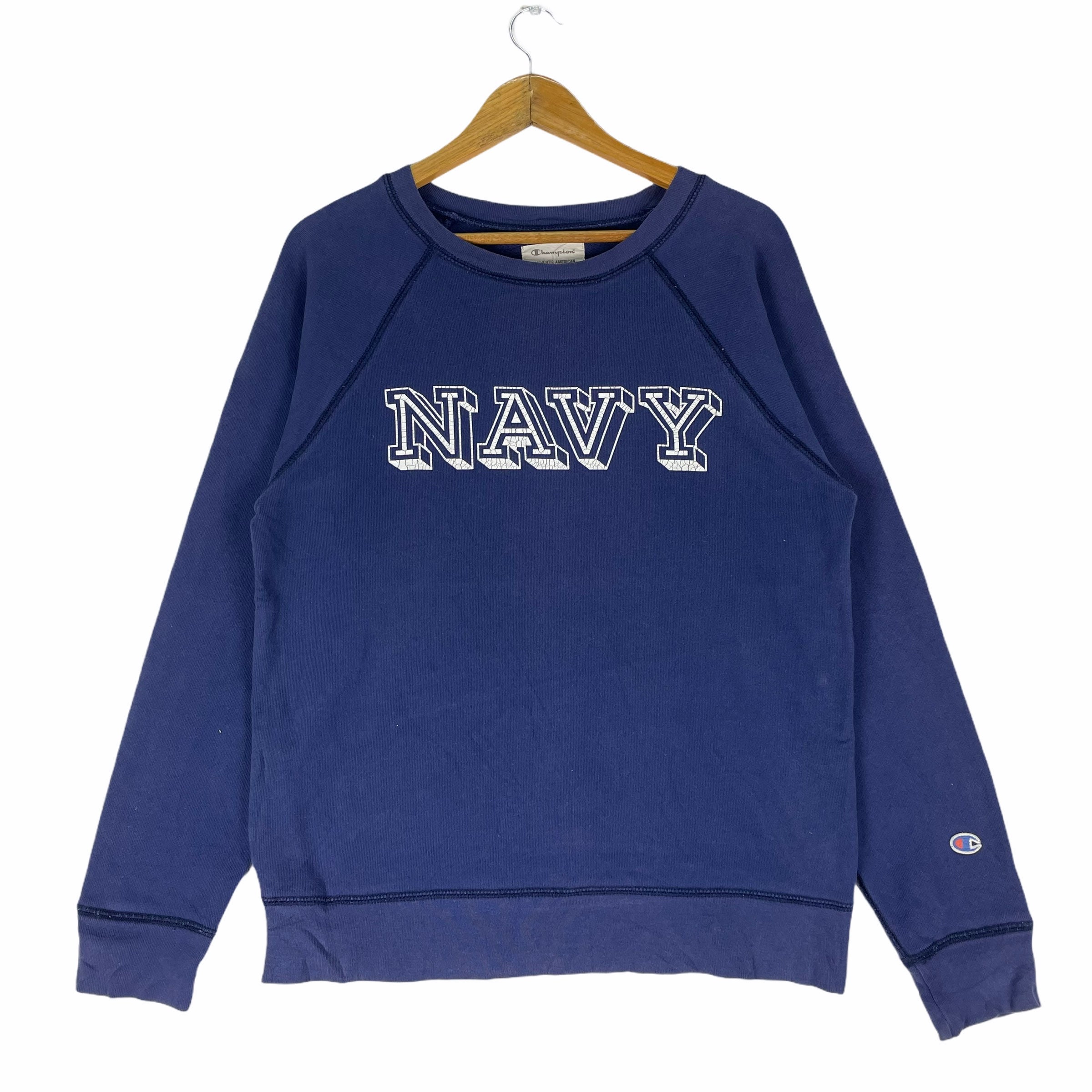 Vintage 90s Champion Navy Sweatshirt: Hip Hop Streetwear, Large - Etsy