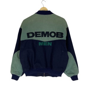 ヴィンテージ 80年代 DEMOB メンズ ウール バーシティ ライト 