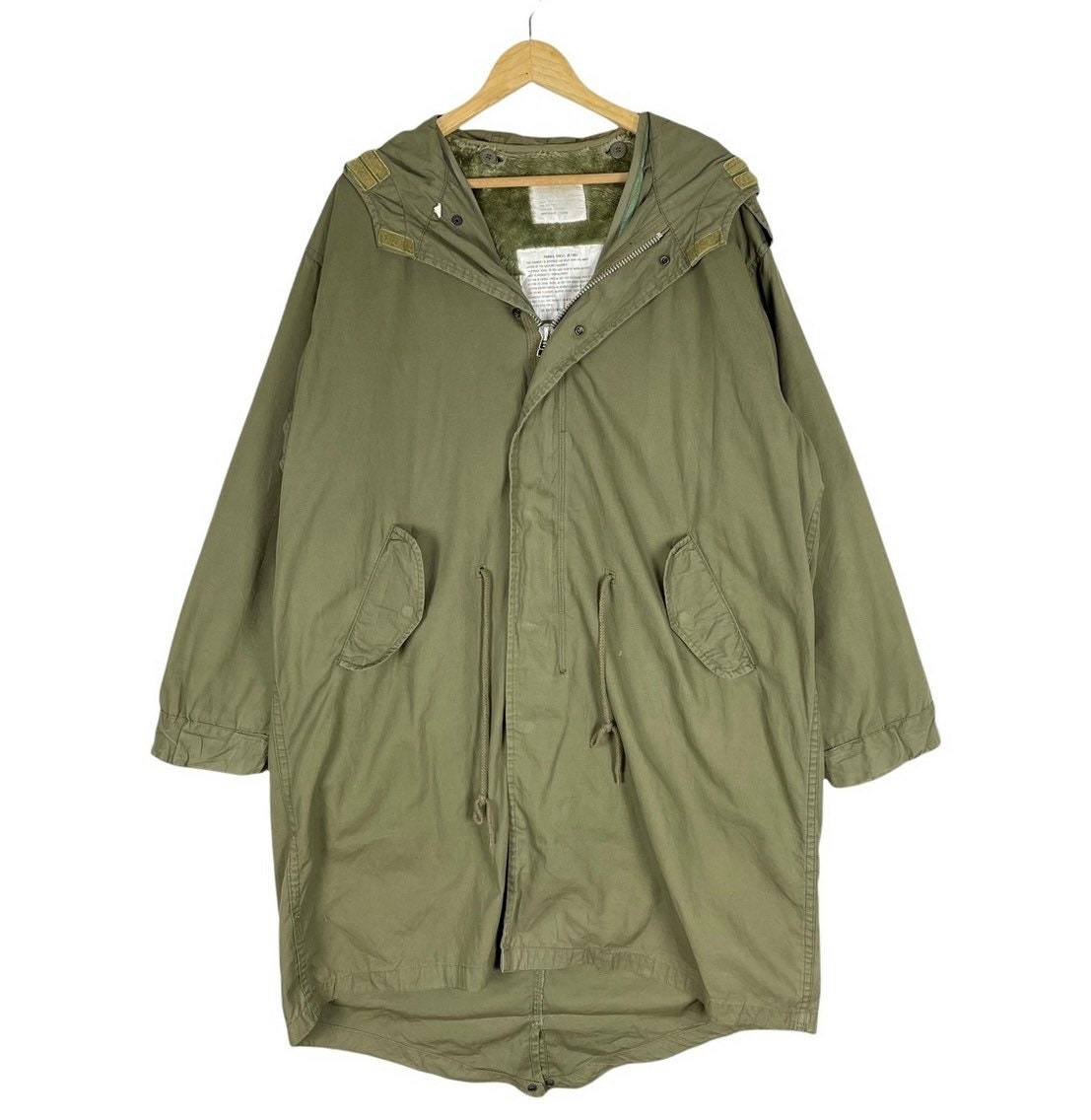 HOUSTON Parka Fishtail M51 Jacket Army Green Colour Houston HOUSTON Parka Fishtail M51 Jacket Army Green Colour Houston