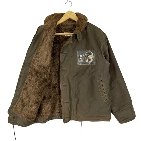 HOUSTON US Navy Deck N-1 Jacket Vintage Military Brown Colour - Etsy