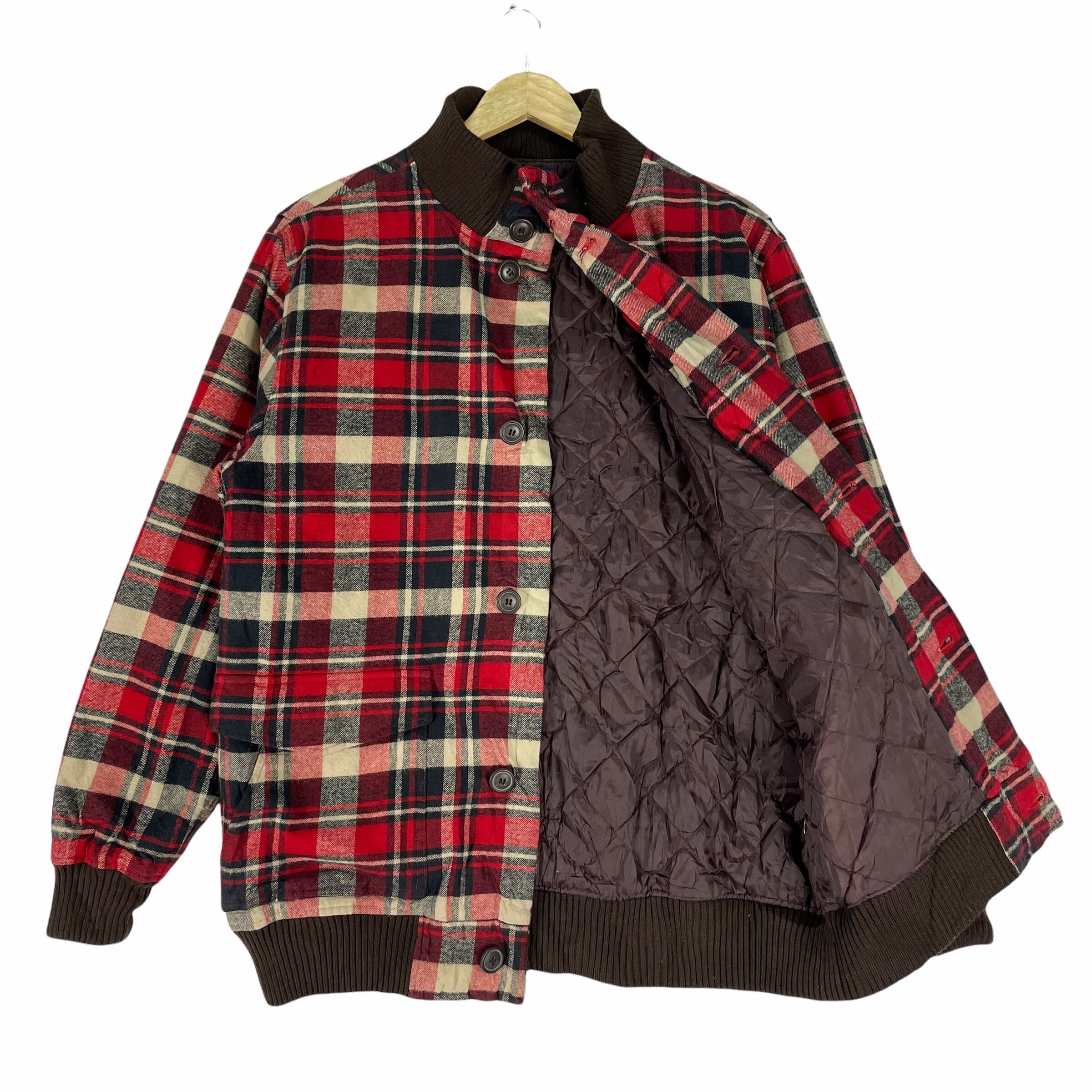 Vintage 90's Woolrich Plaid Lined Wool Jacket – CobbleStore