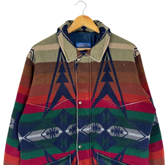 Heritage 80s Pendleton Native Aztec Western Jacke… - image 4