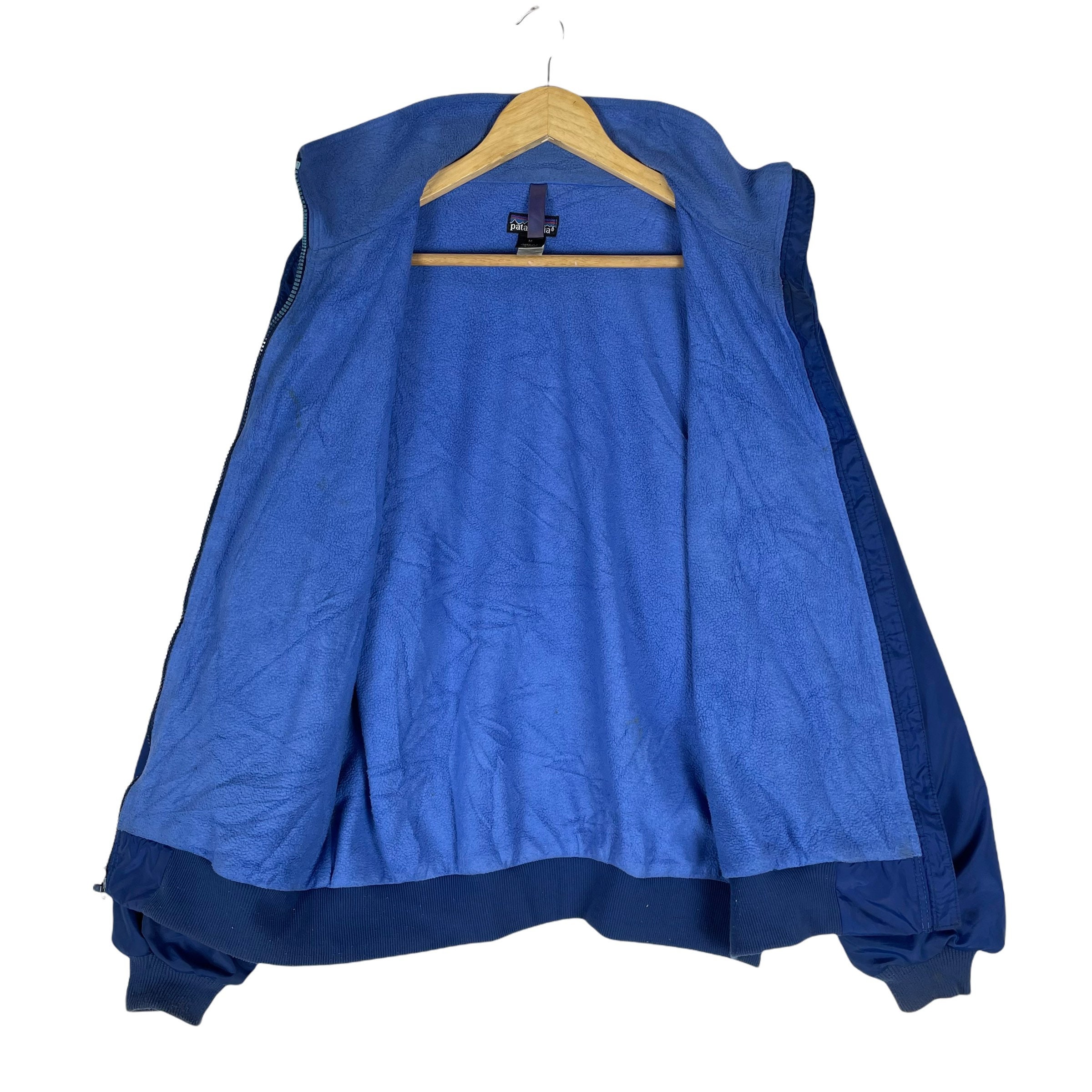 90’s Patagonia jacket made in USA L Vintage Patagonia Made in USA 90s Full Zip Fleece Teal Blue Green