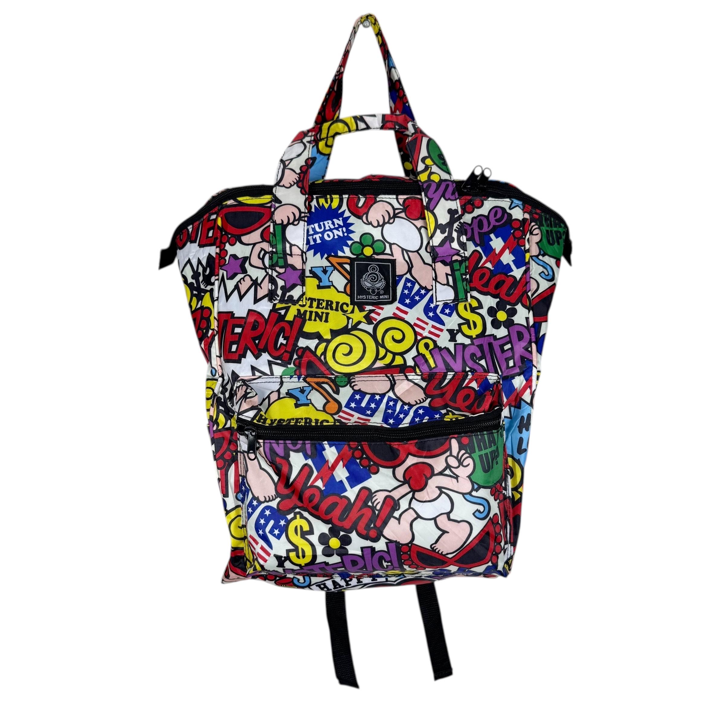 Hysteric Glamour Mini All Print Backpack / Tote Bags : Multicolour