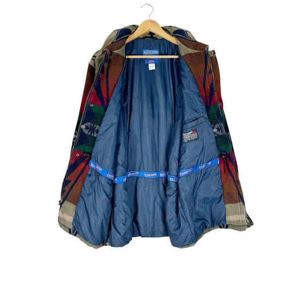 Heritage 80s Pendleton Native Aztec Western Jacke… - image 7