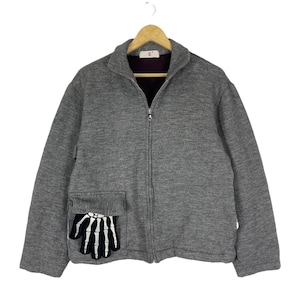 45 U/min Japan Jacke Wolle Grau Farbe Japanische Marke 45R