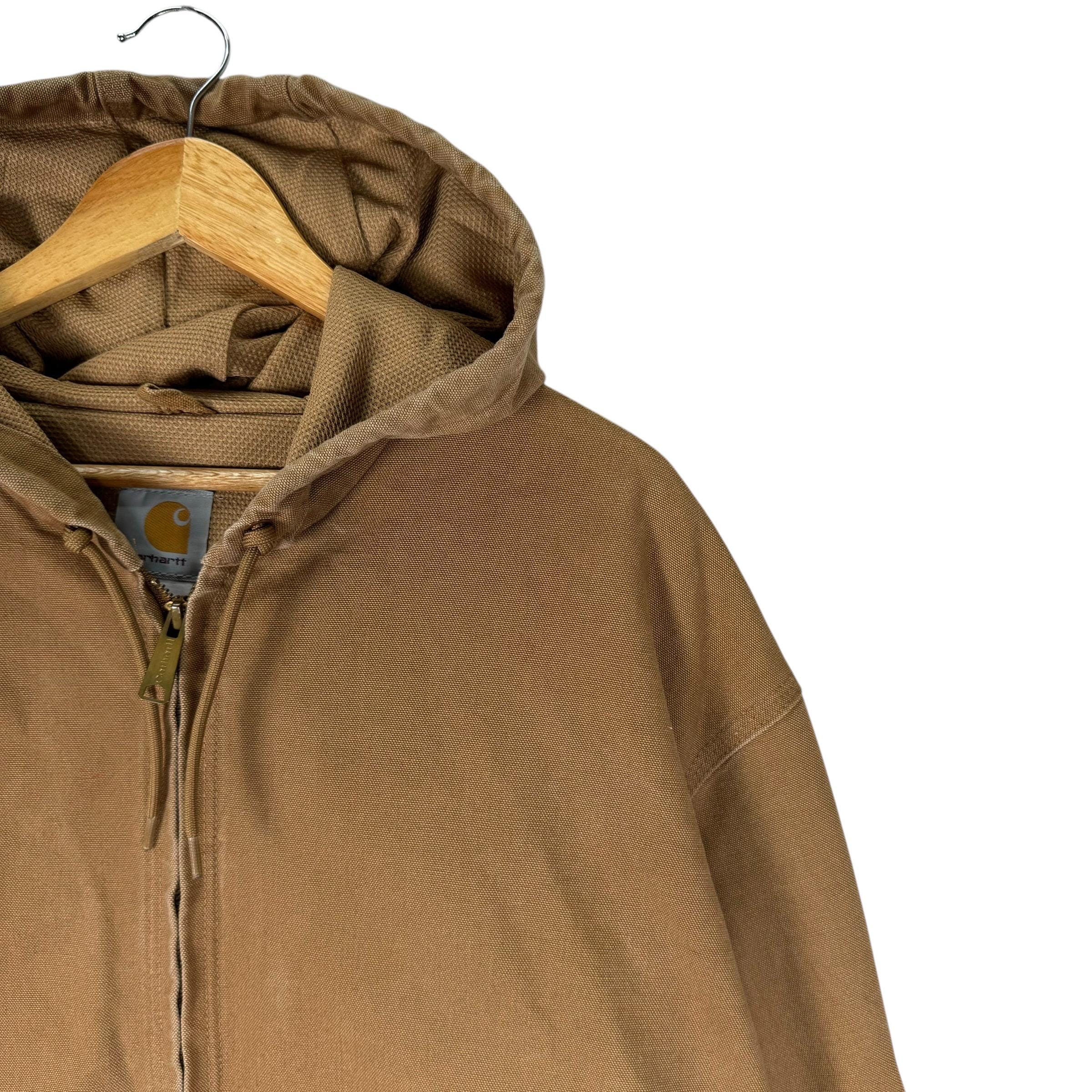 Vintage 90s Carhartt Chore Duck Canvas Hoodie Jacket Workwear