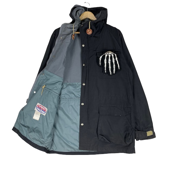 Vintage 90s SIERRA DESIGNS Jacket 60/40 Hoodie Parka Black