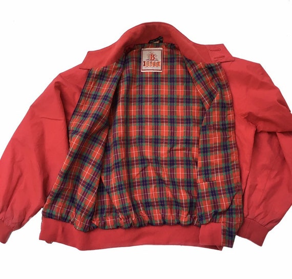 Vintage Harrington Chaqueta Clásica G9 Color Rojo - Etsy México