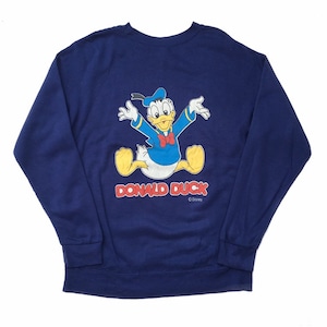 Vintage 90er Jahre Donald Duck Sweatshirt Cartoons Walt Disney Big Logo Mickey Stuff Pullover