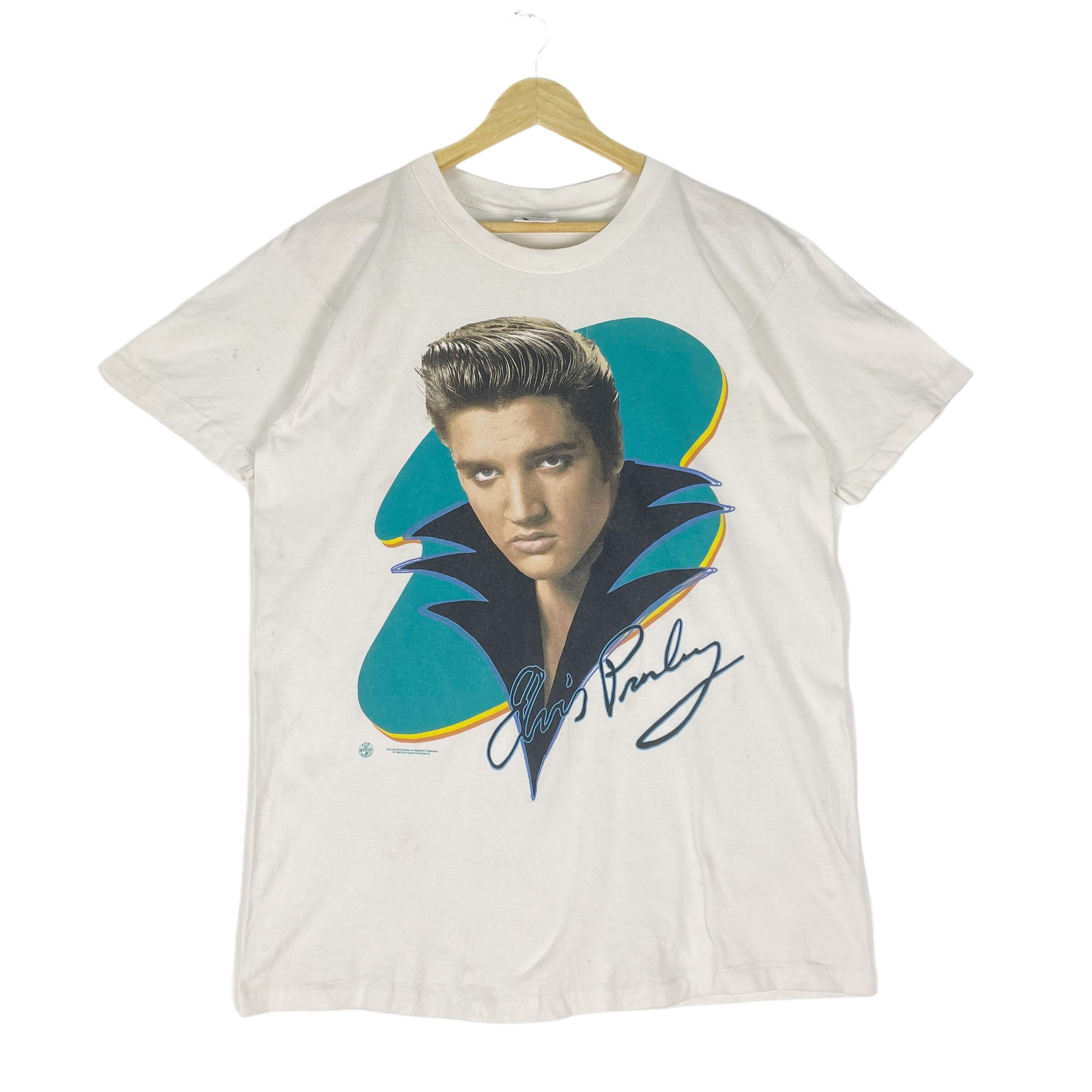 Vintage 1990s Elvis Presley Music T Shirt Size Large