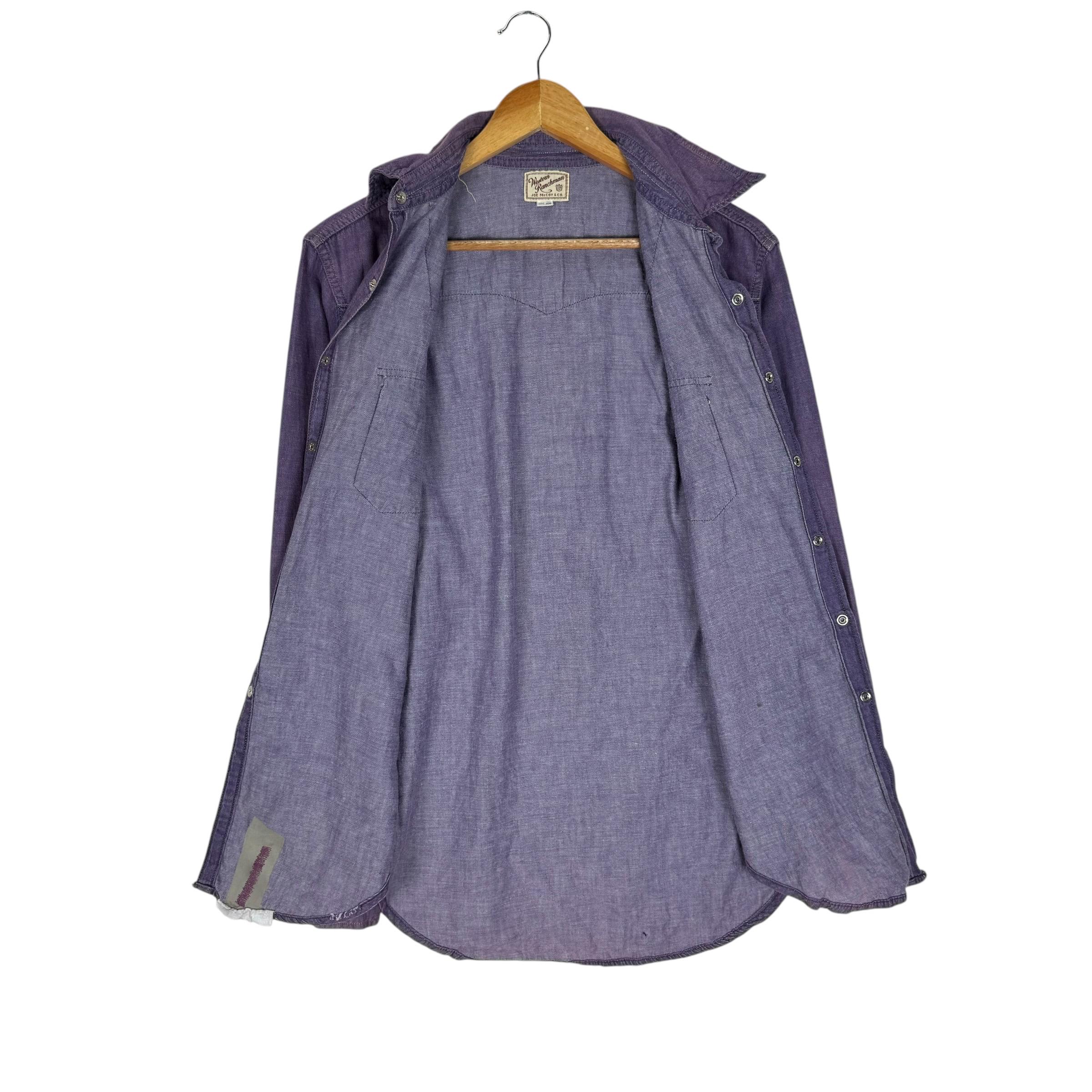Joe Mccoy Western Ranchman Button Shirts Lot 106 Purple Colour - Etsy