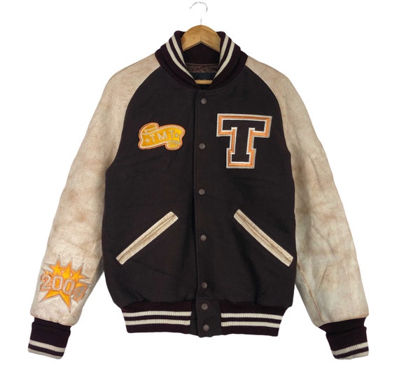 TMT Japan Big Holiday Varsity Leather Jacket Japannese Brand