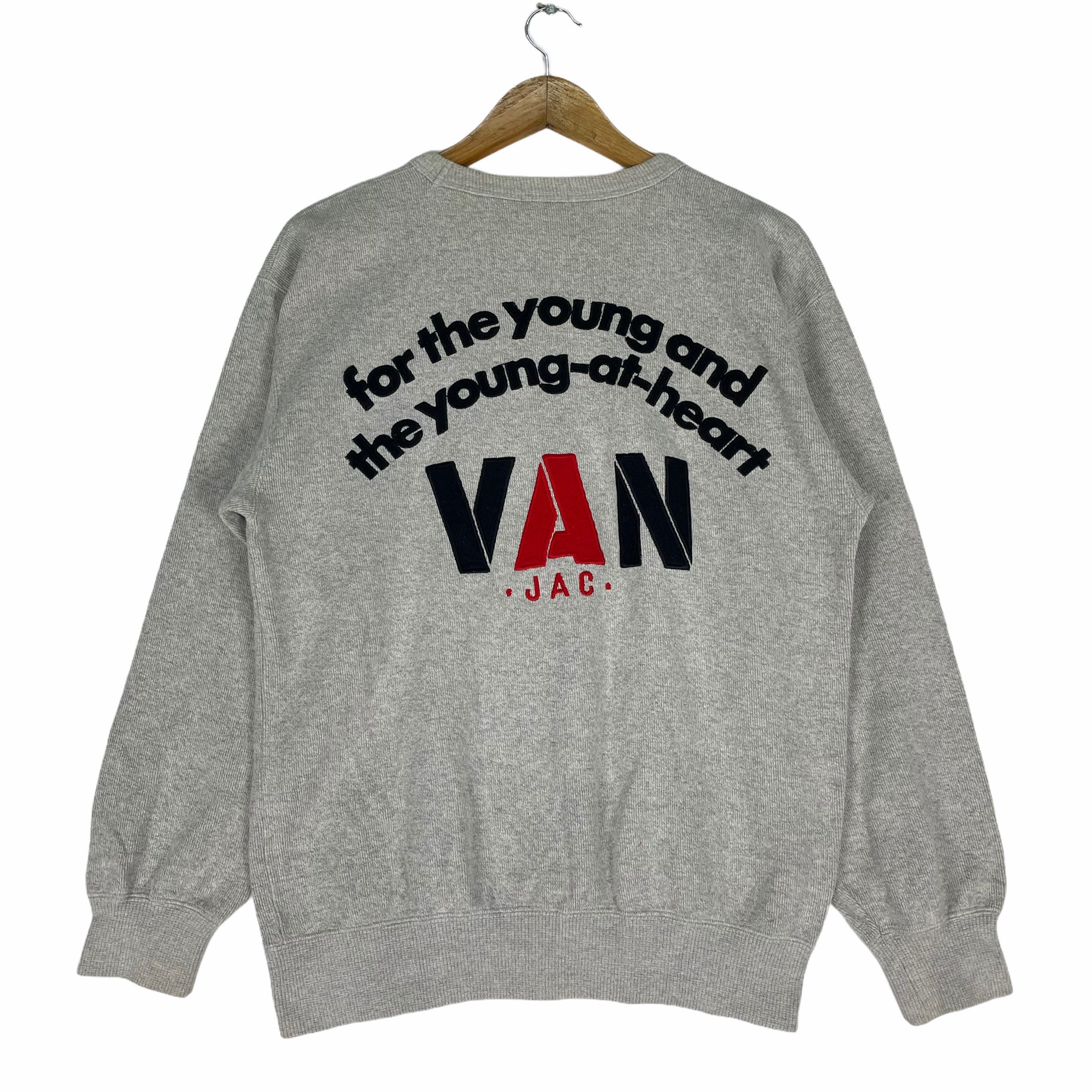 ★☆送料無料!!!VAN JAC SINCE 1954 VAN CLUB バックアーチロゴプリント TシャツM マリンブルー☆★ 送料無料!!! VAN JAC SINCE 1954 VAN CLUB 定番フロントアーチロゴ刺繍\u0026