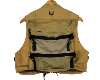 リバーガイドユーティリティベスト：ナイロンマルチポケット